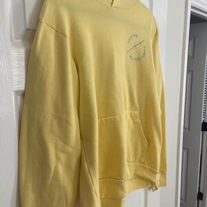 Yellow Sewing down South Graphic Sweatshirt